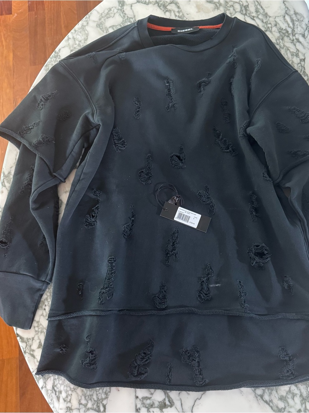 Diesel Black S-Cote Sweat-Shirt